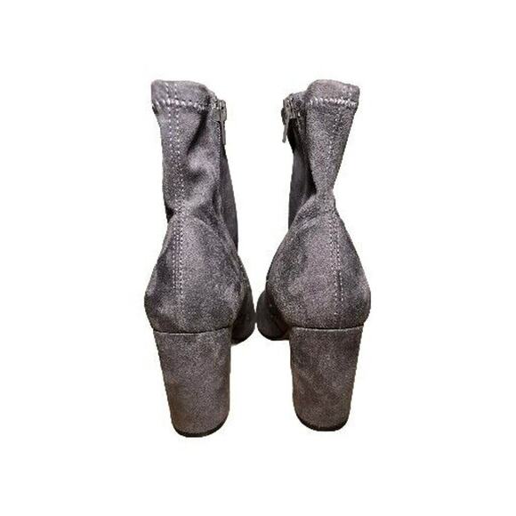 Steven By Steve Madden Lisette Suede Stretch Sock Bootie Boots Side Zip Sz 7.5 - Picture 5 of 8